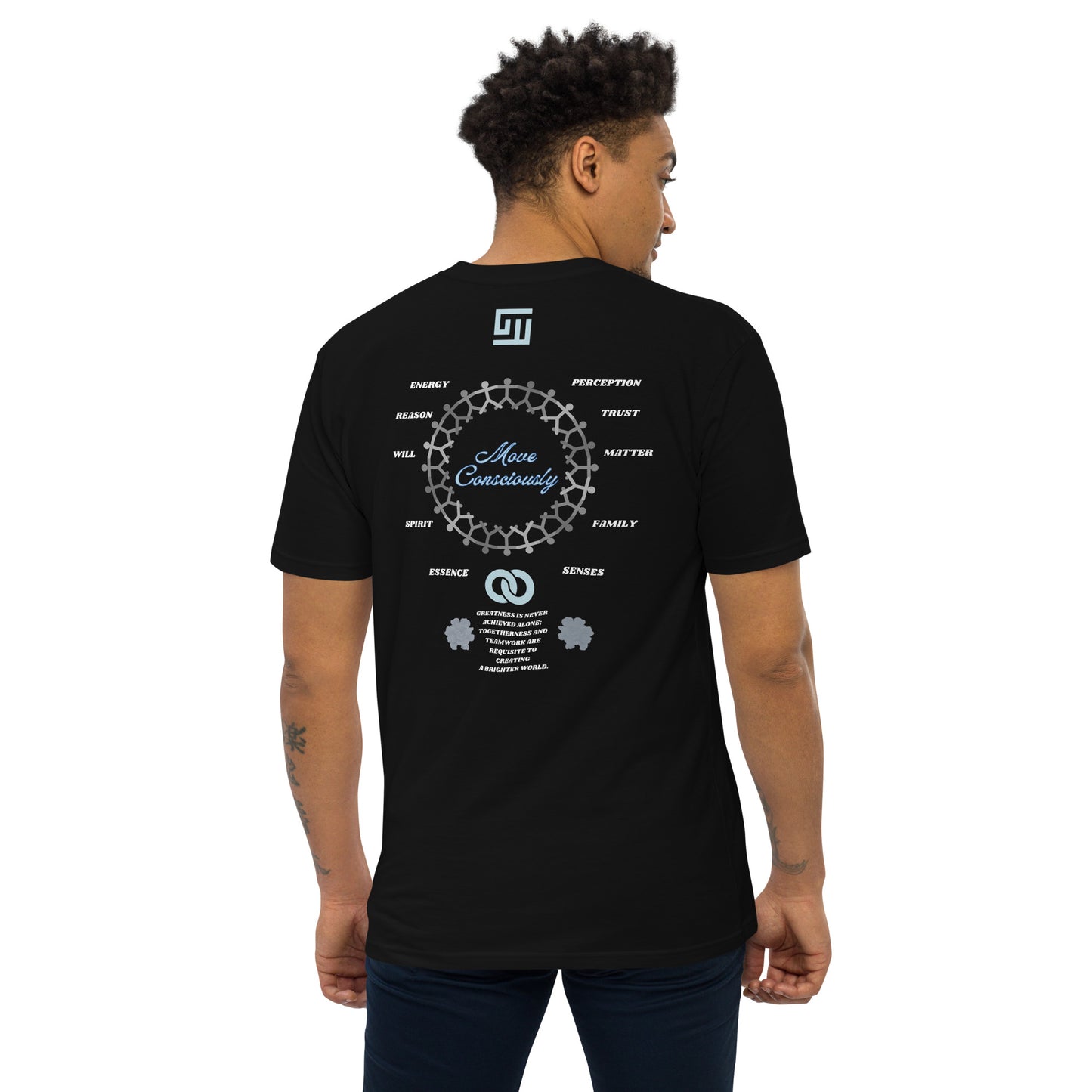 Mint Heavyweight Conscious Moves Tee