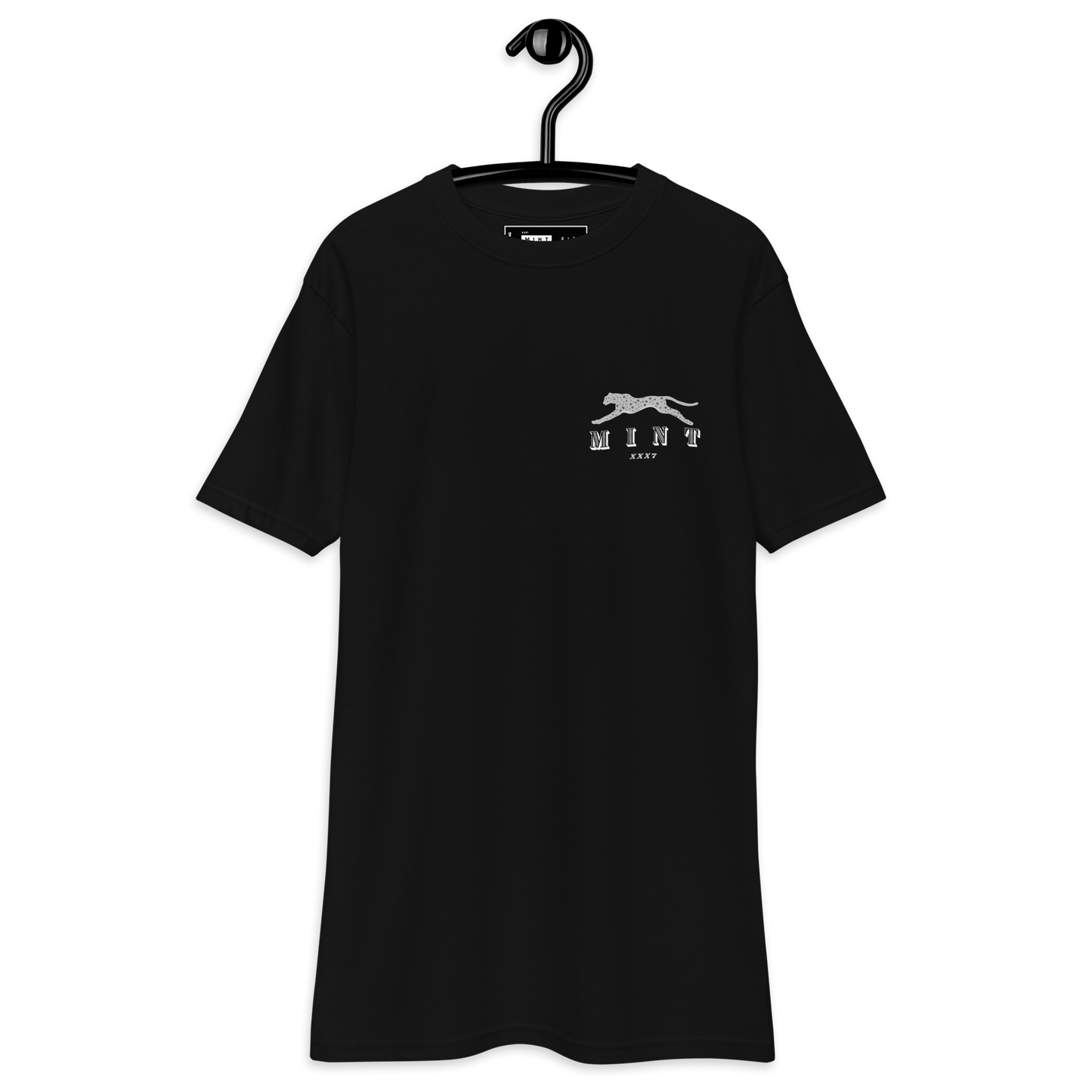 Mint Heavyweight Snow Leopard Tee