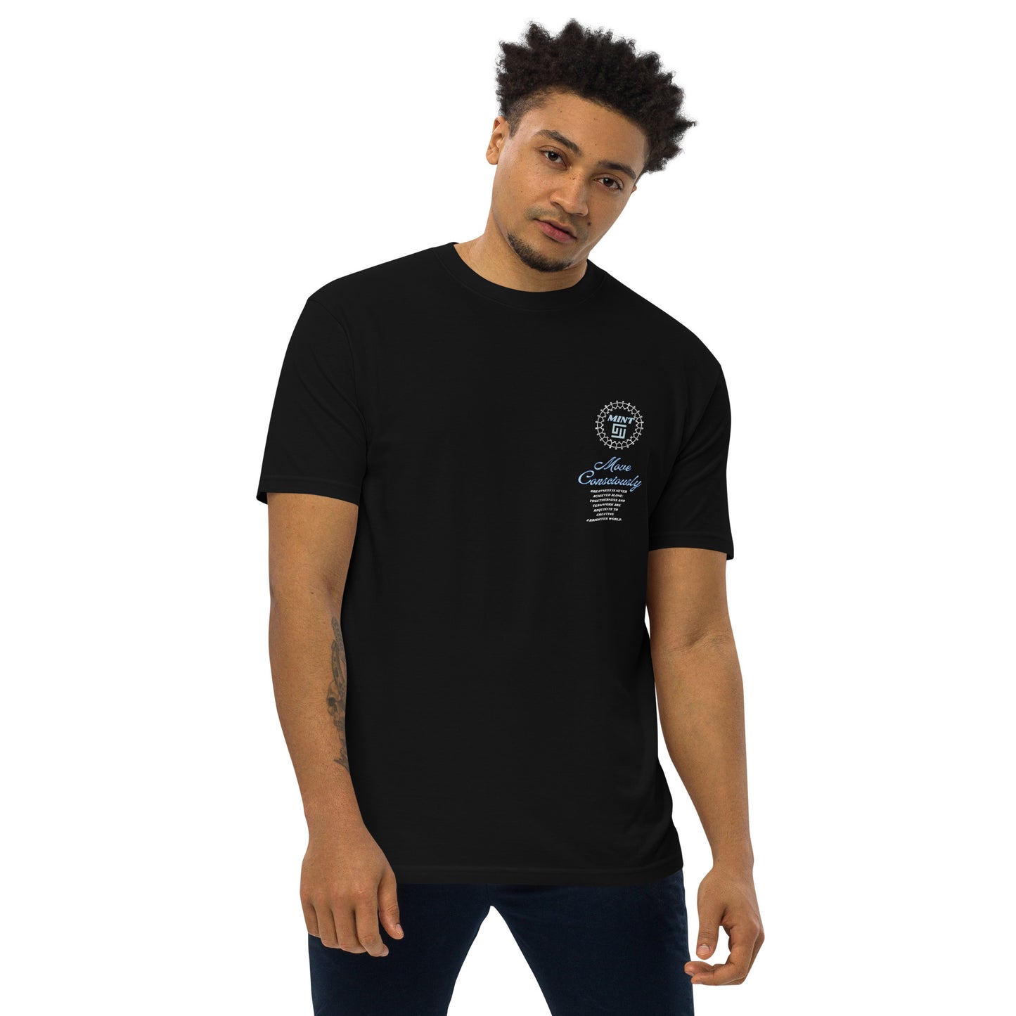 Mint Heavyweight Conscious Moves Tee