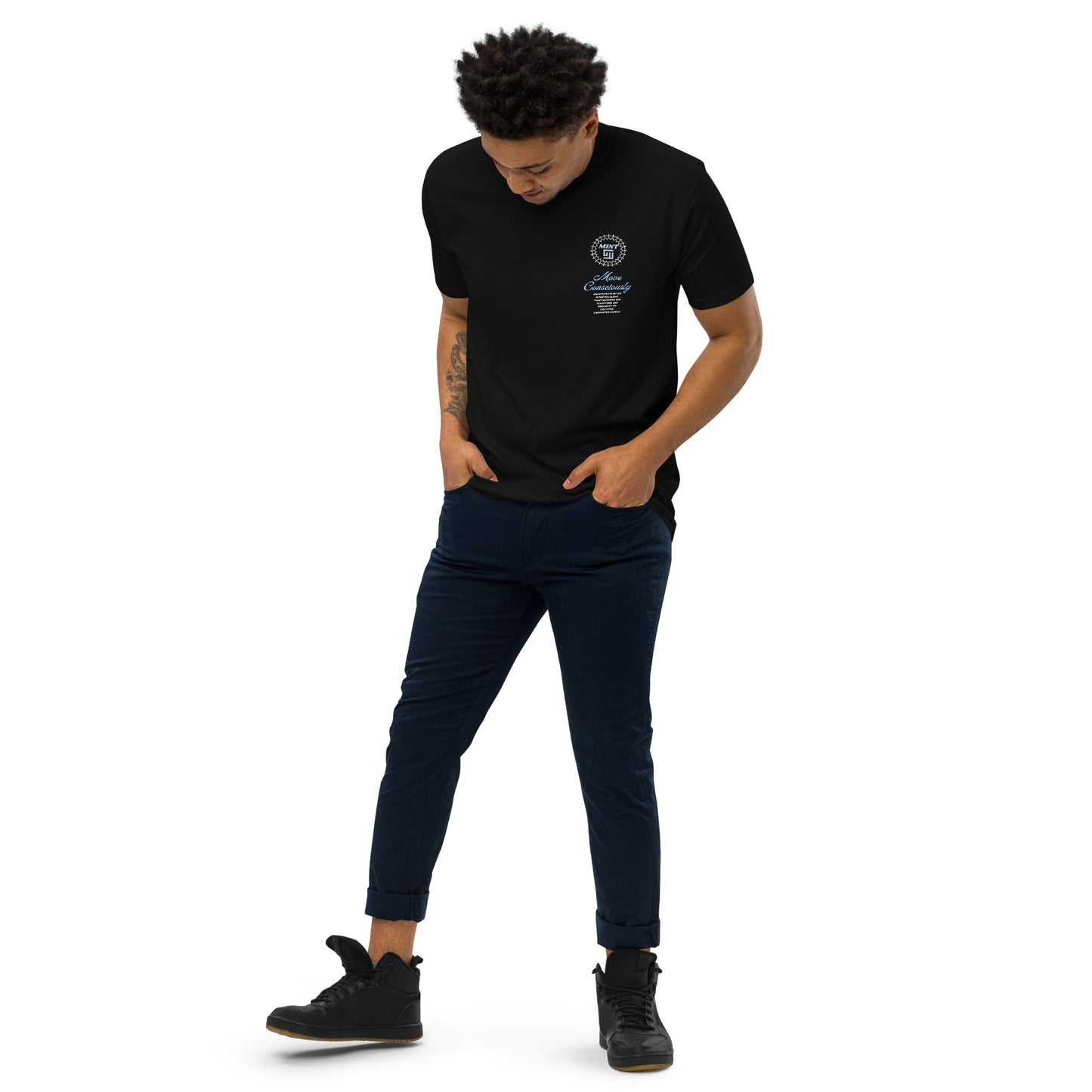 Mint Heavyweight Conscious Moves Tee