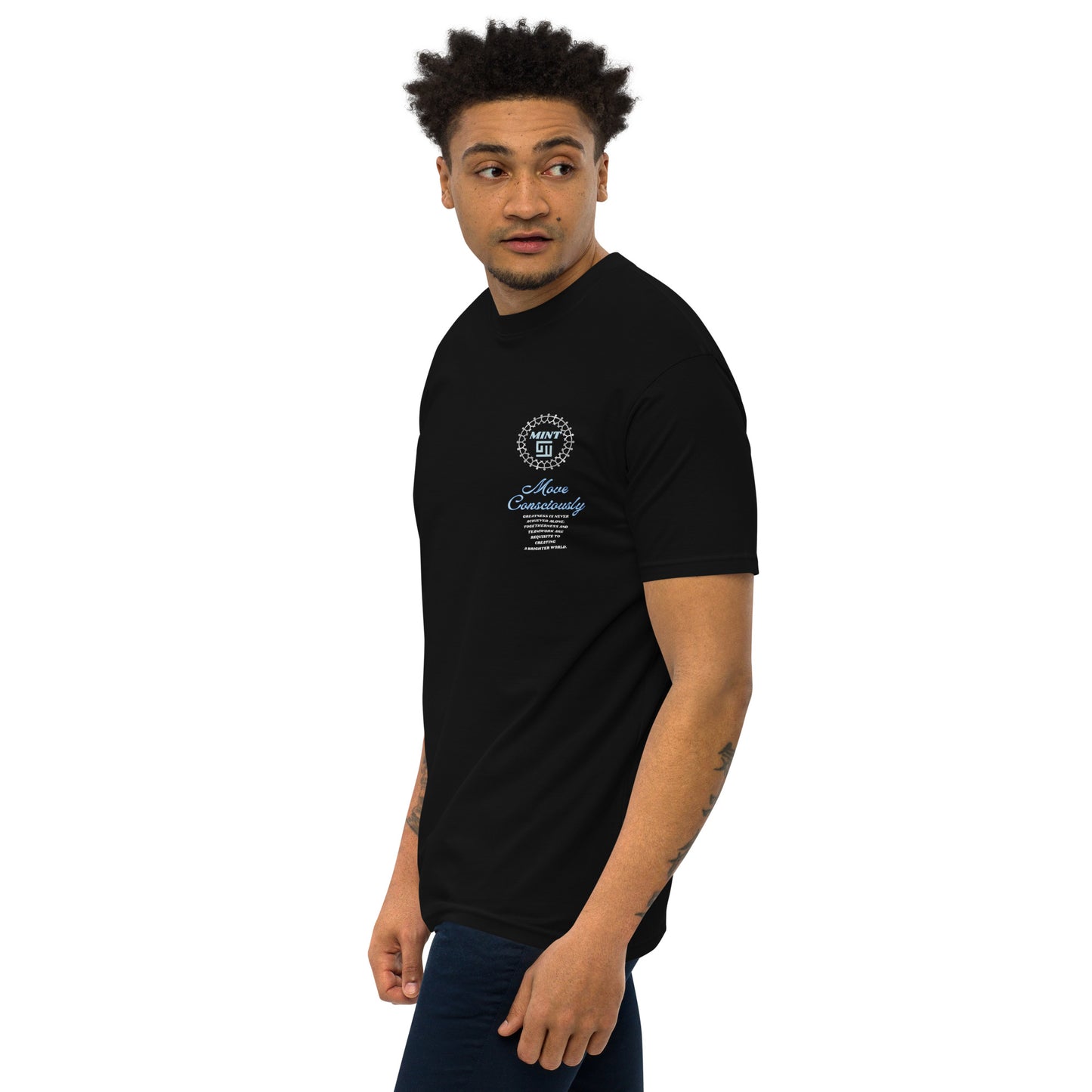 Mint Heavyweight Conscious Moves Tee