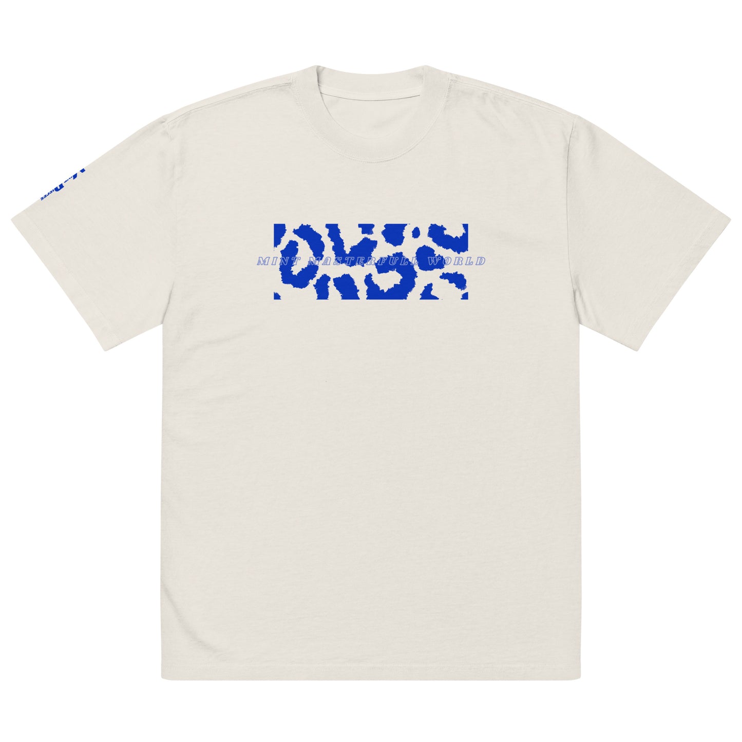 Mint Oversized Heavyweight faded Ivory Masterfull Tee