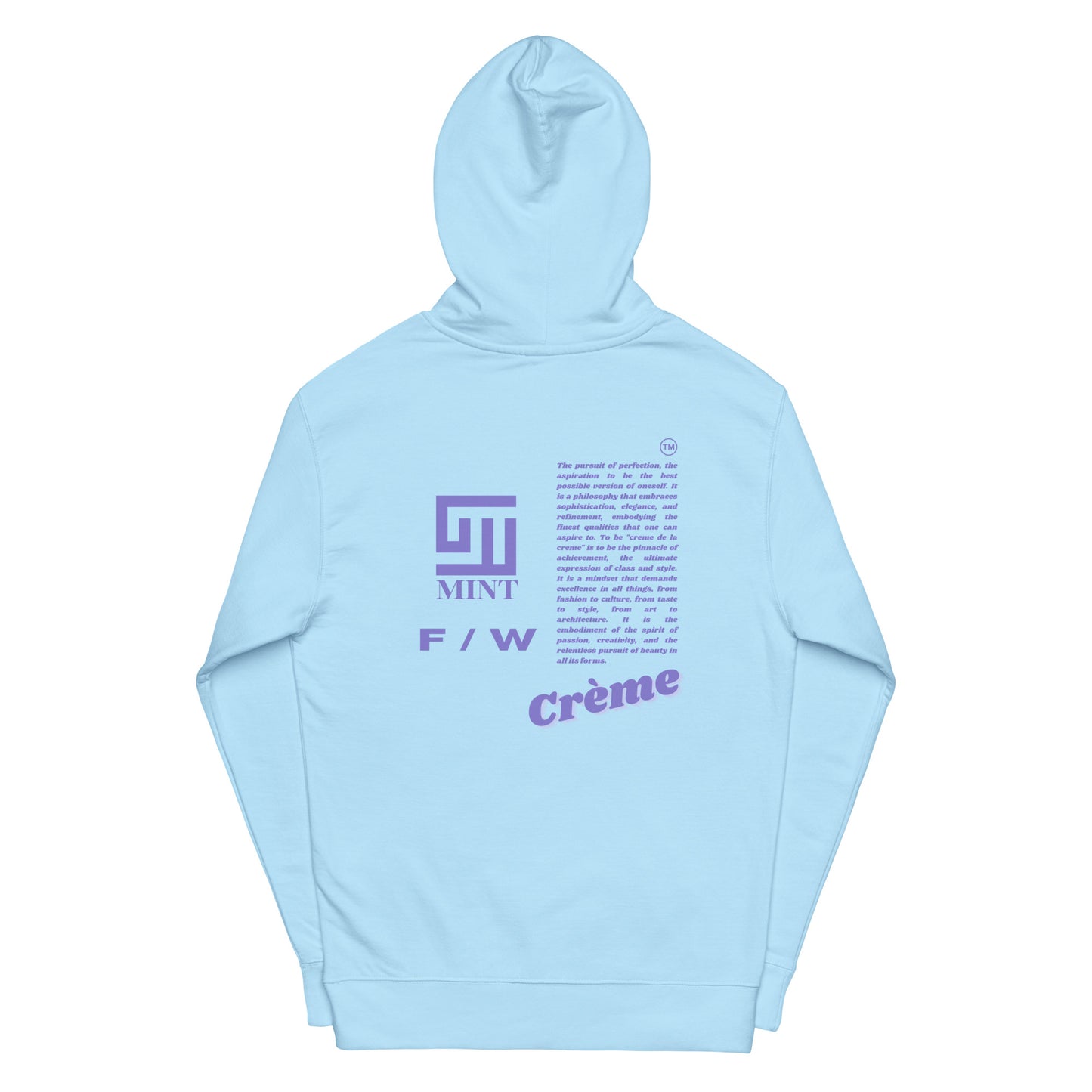 MINT Mid-weight Creme Hoodie