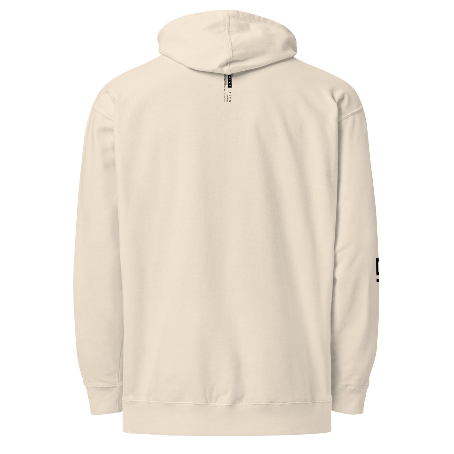 Mint Mid-weight Label Bone white hoodie