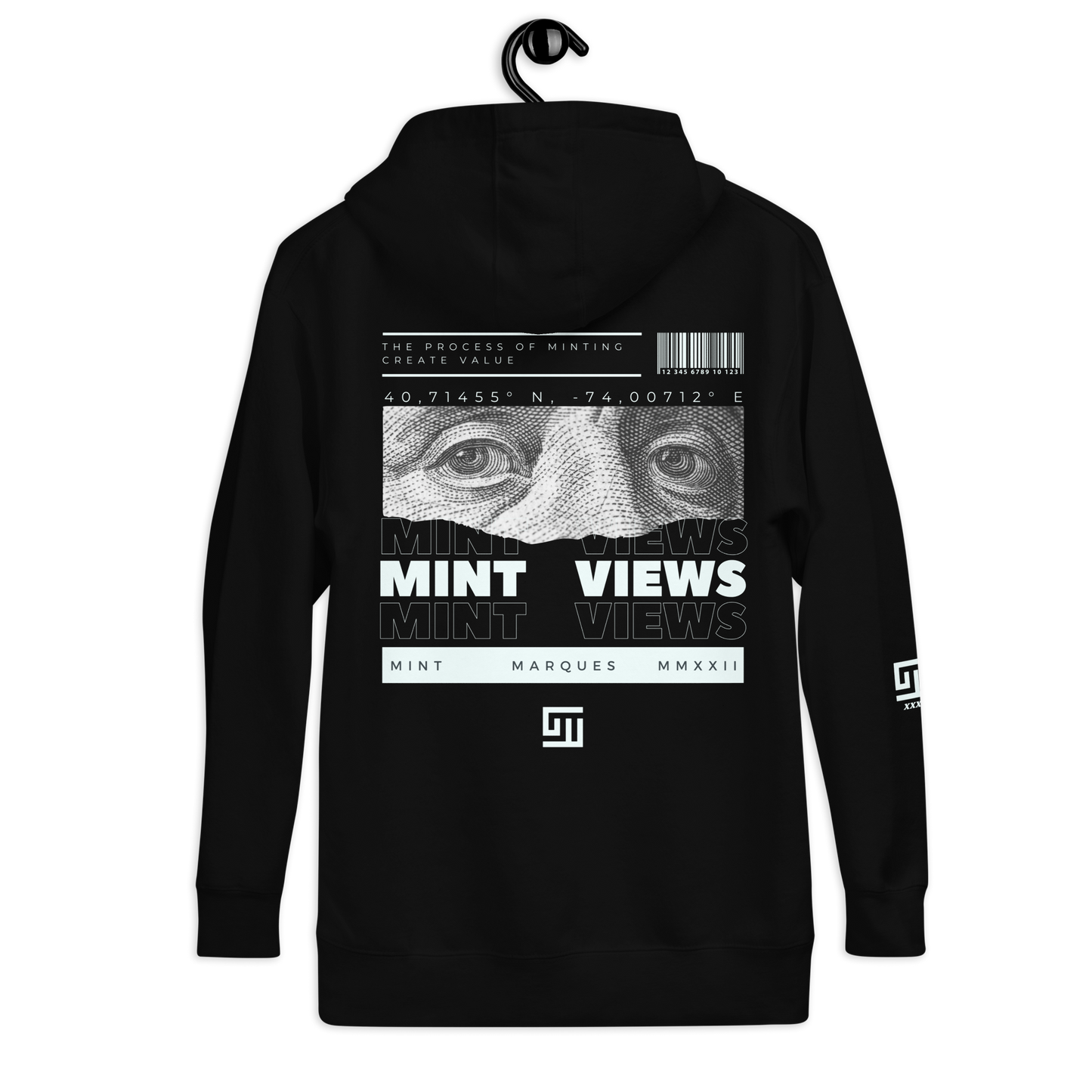 Mint Heavy-Blend Benjamin Views Hoodie