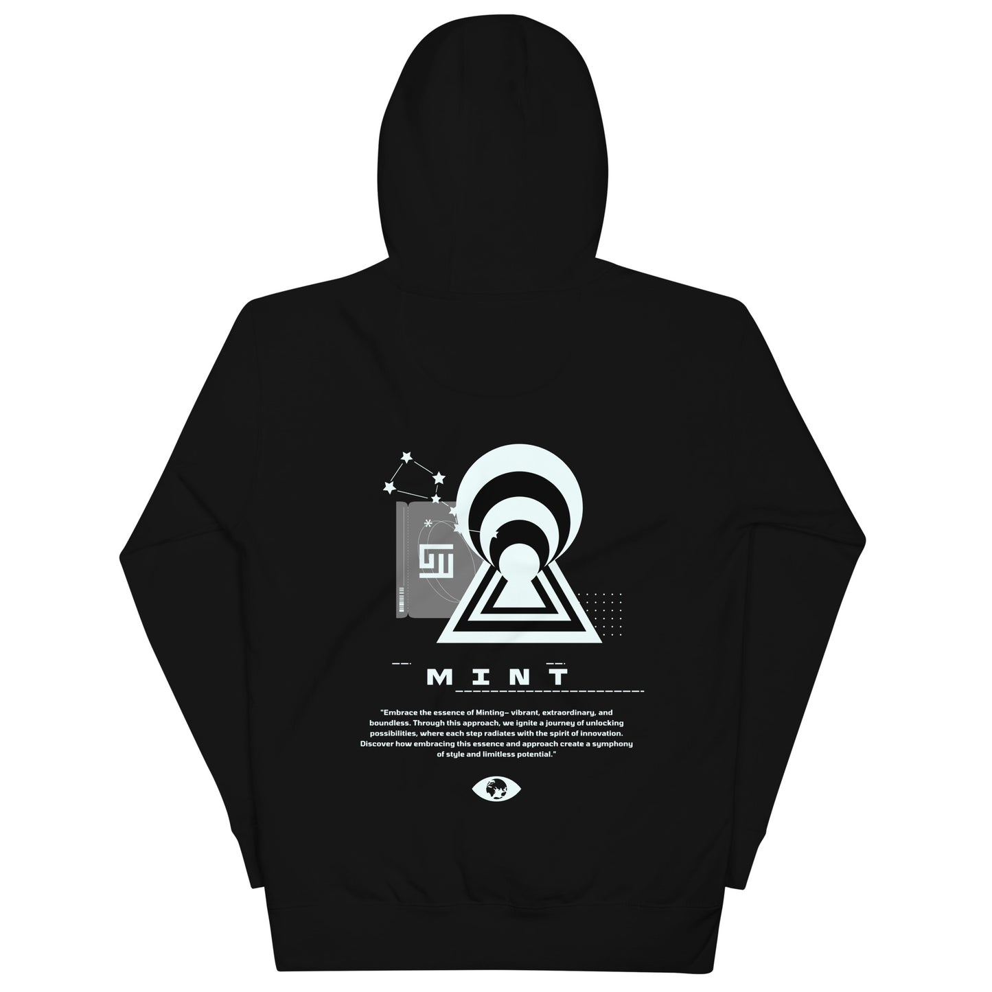 Mint Heavy-Blend Keys Editions Black Hoodie