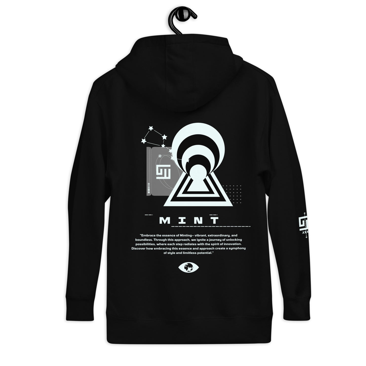 Mint Heavy-Blend Keys Editions Black Hoodie