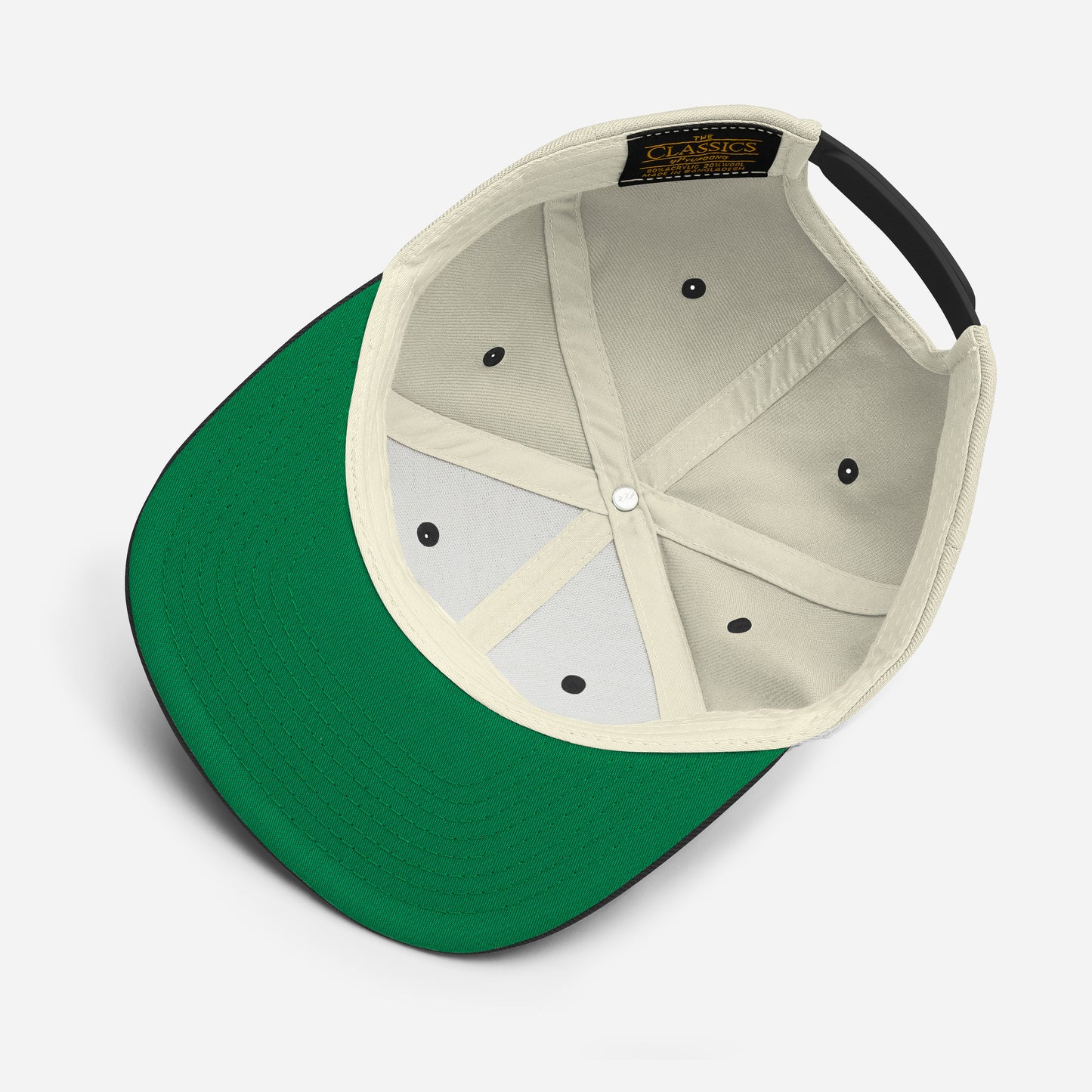Mint Label Bone White Snapback