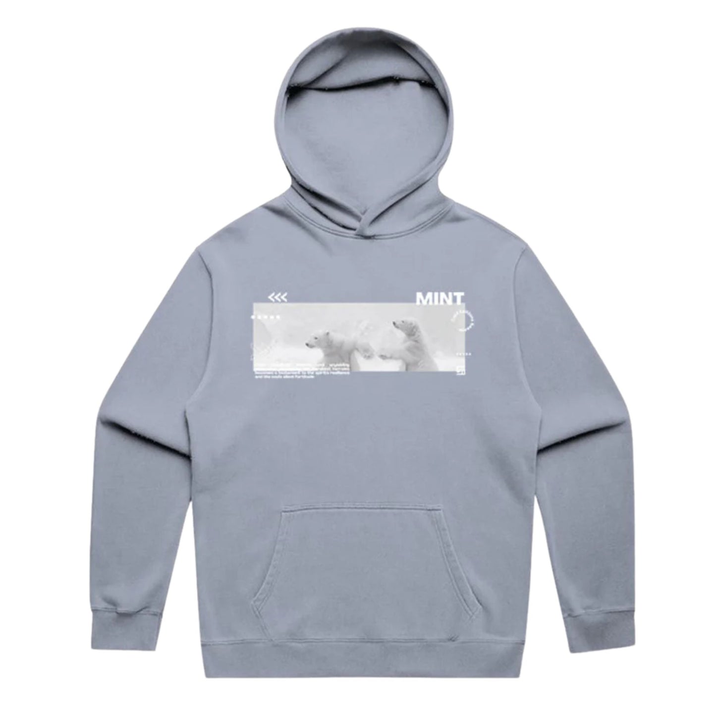 Mint Heavyweight Polar Relax Faded Hoodie