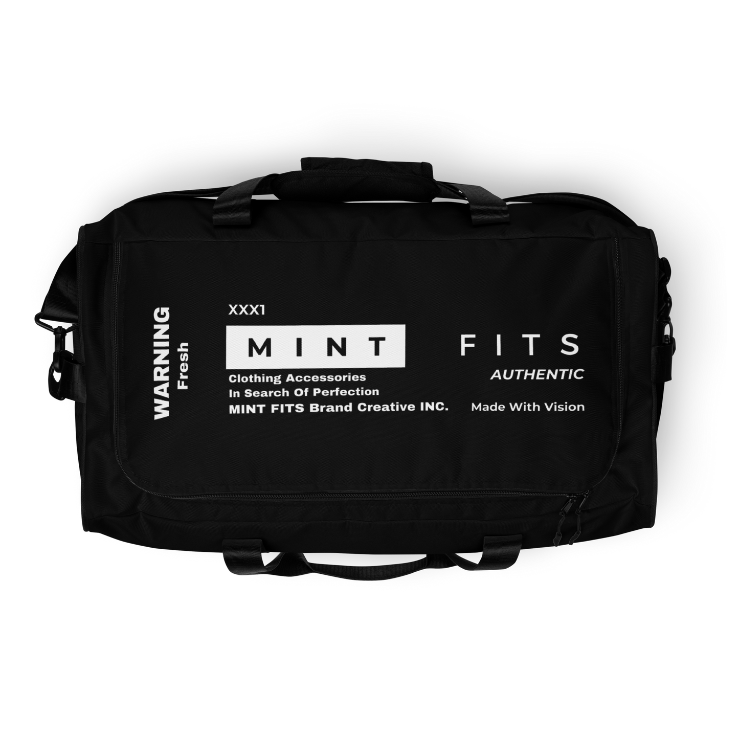 Mint Pieces Duffle Travel Bag