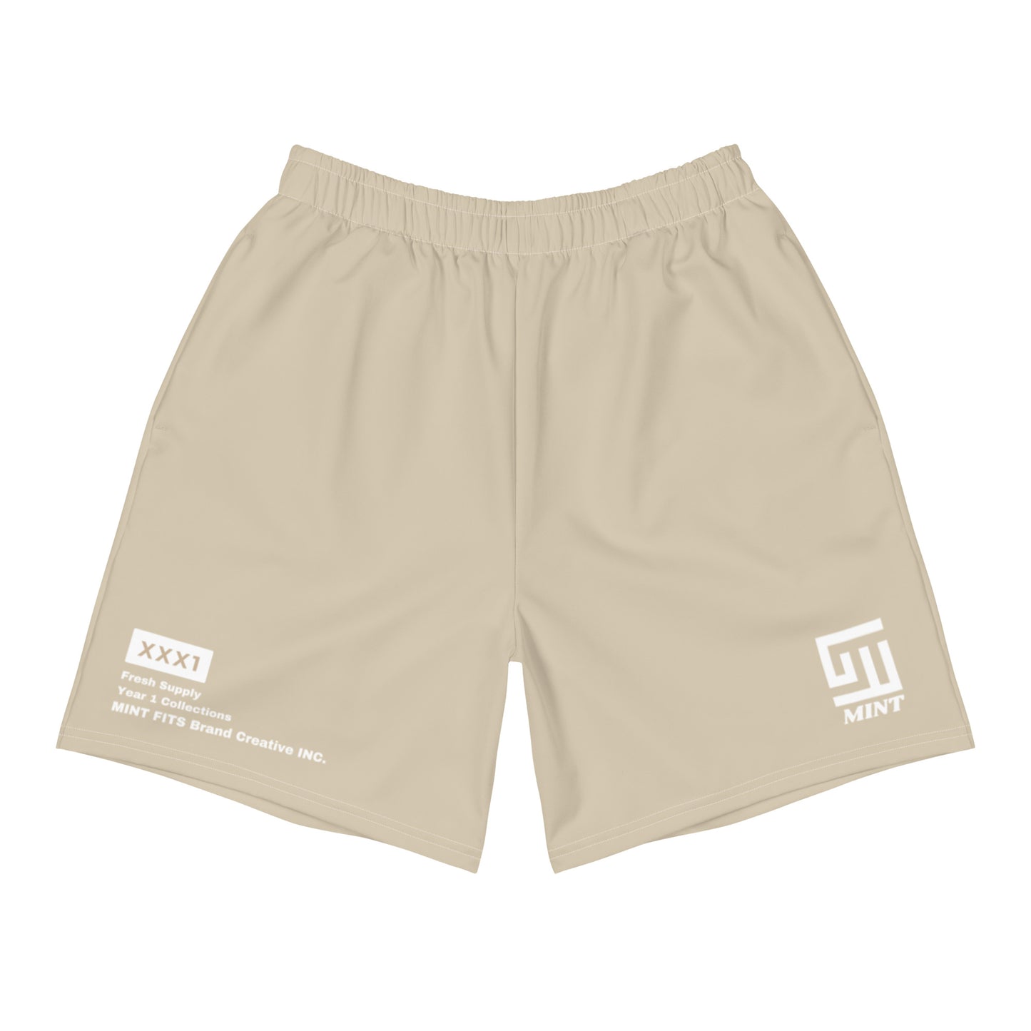 Mint Dry-Fit Athletic Label Shorts