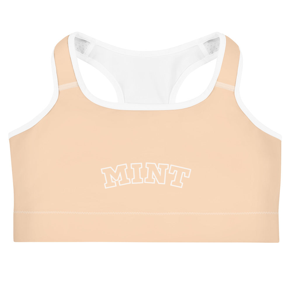 Mint peach Sports bra