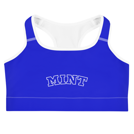 Mint Royal blue Sports bra