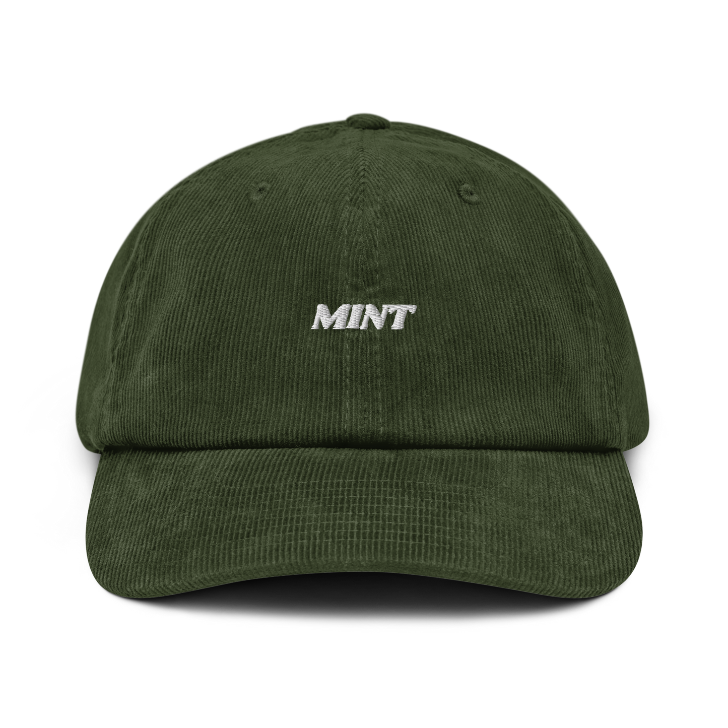 Mint Olive Green Classic Corduroy hat