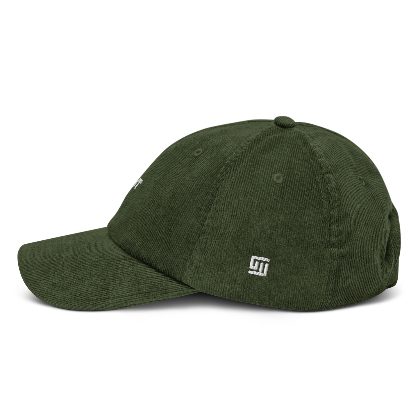 Mint Olive Green Classic Corduroy hat