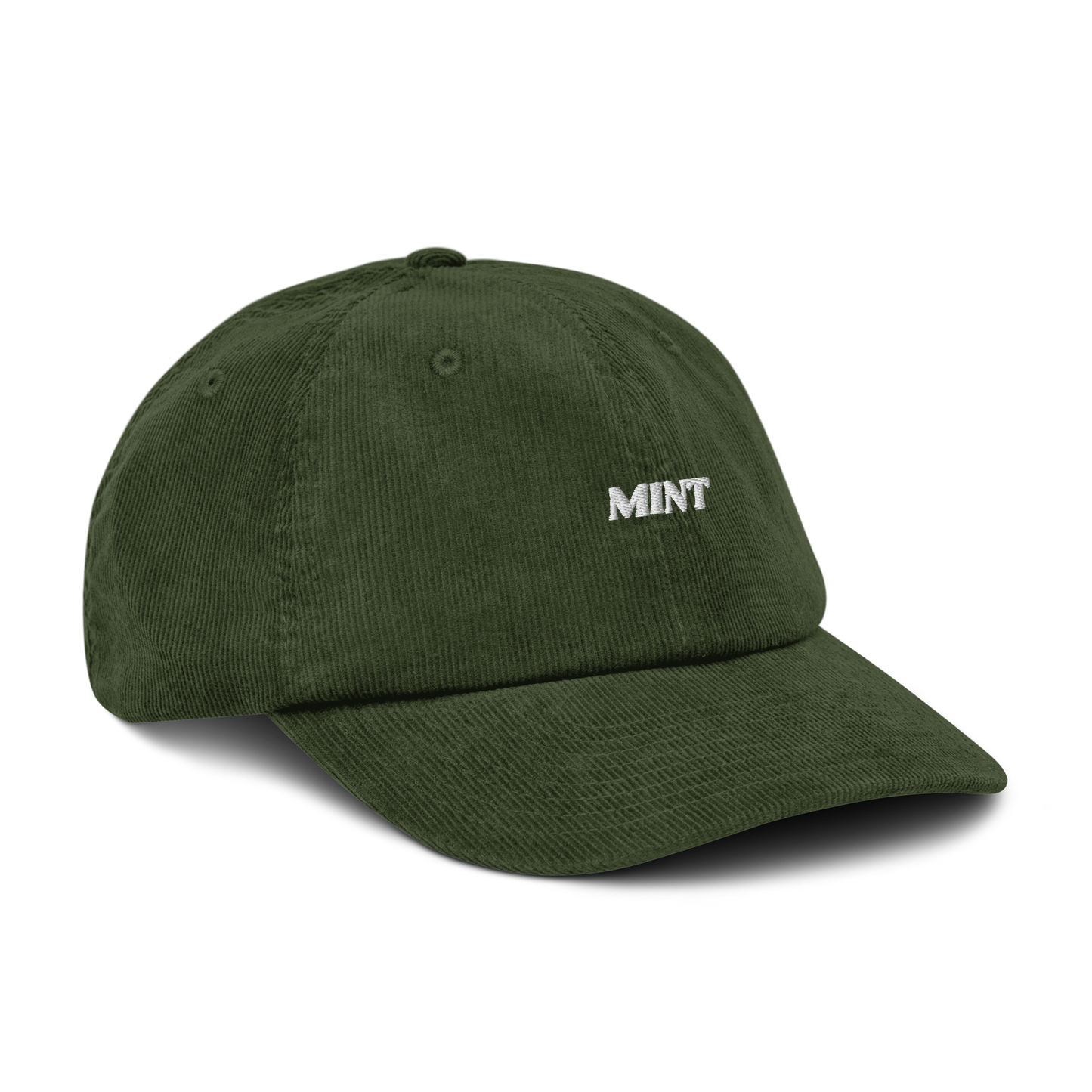 Mint Olive Green Classic Corduroy hat