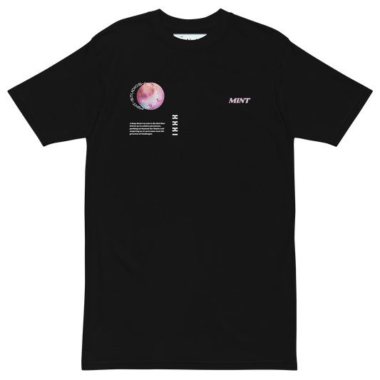 Mint Heavyweight Pink Planet Tee