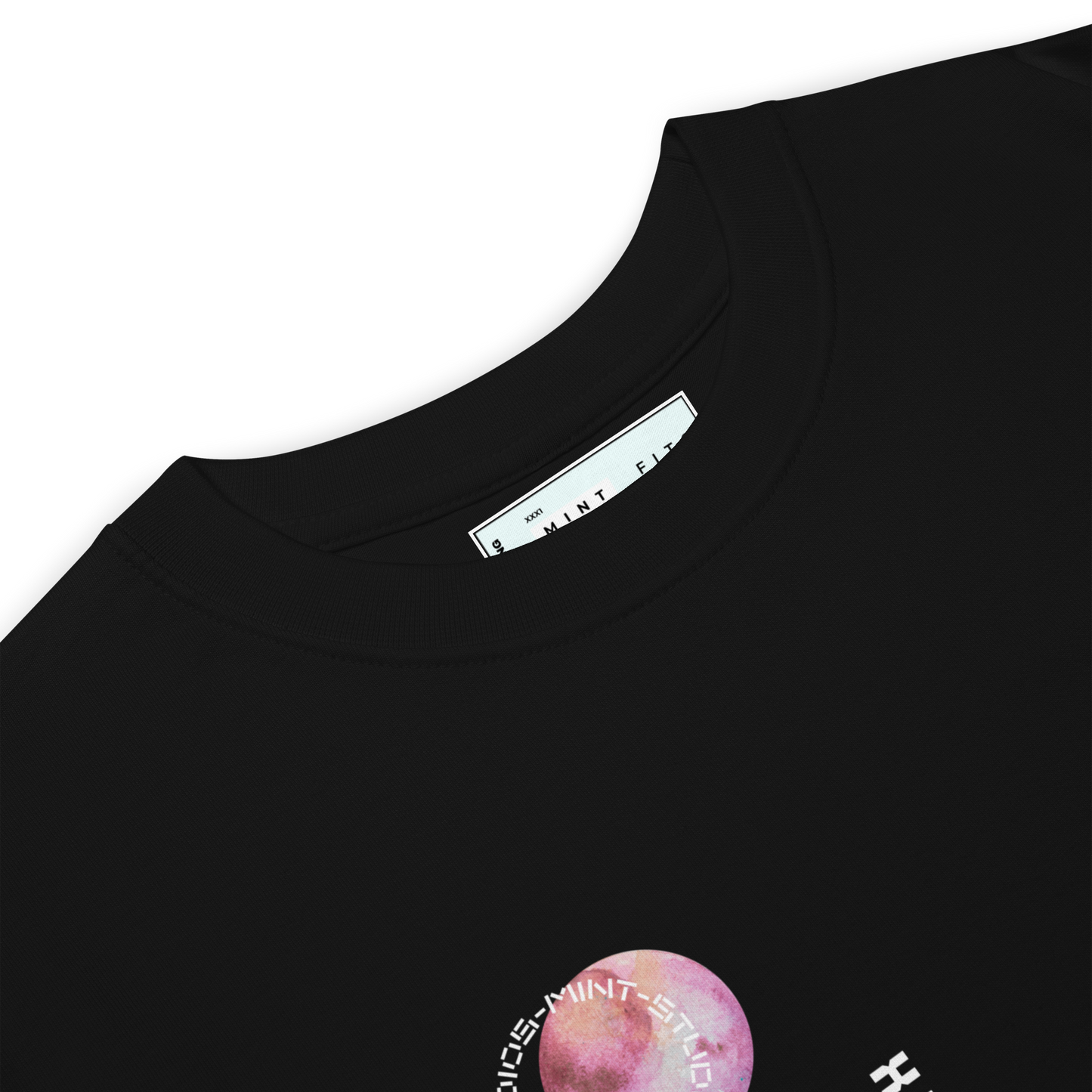 Mint Heavyweight Pink Planet Tee