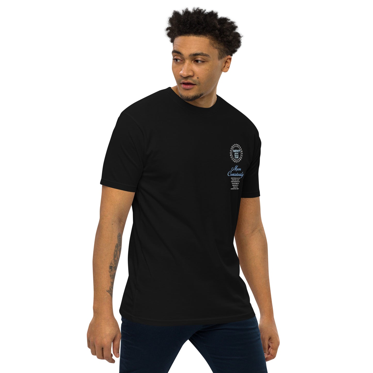 Mint Heavyweight Conscious Moves Tee