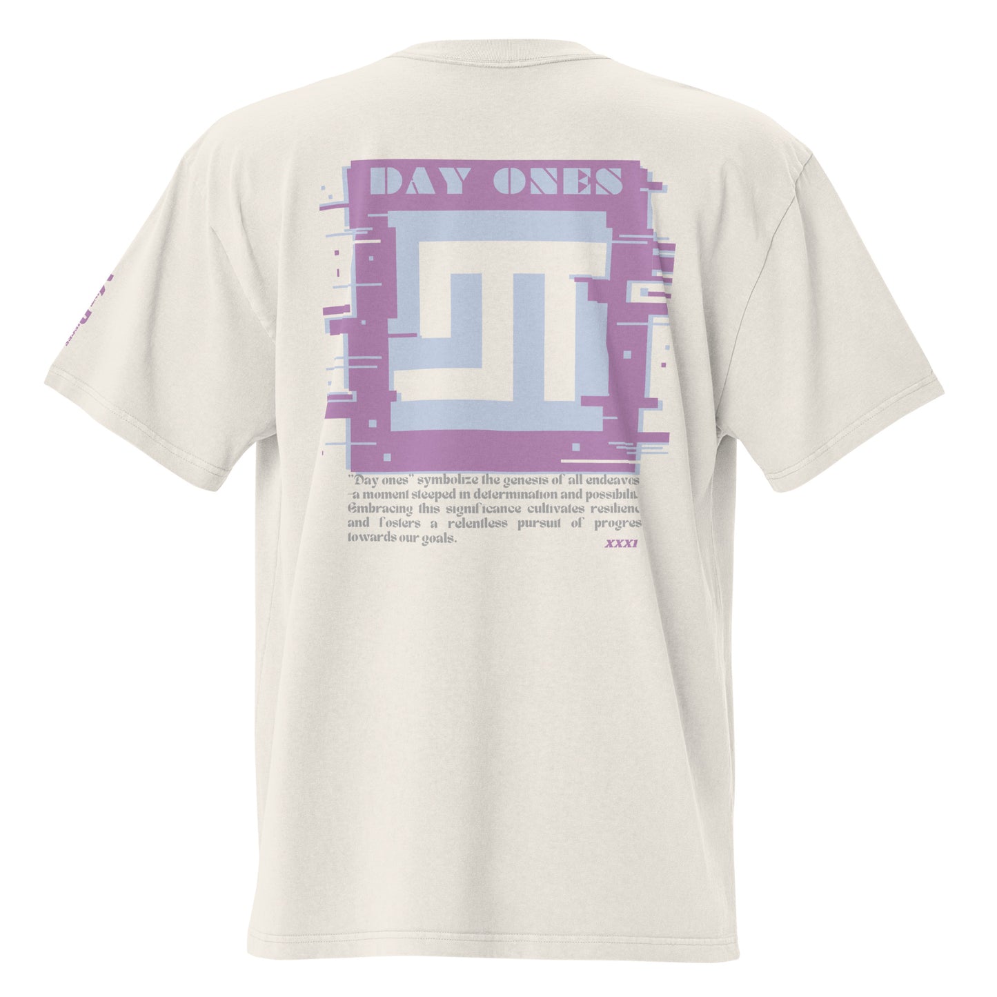 Mint Oversized Day Ones Faded Tee
