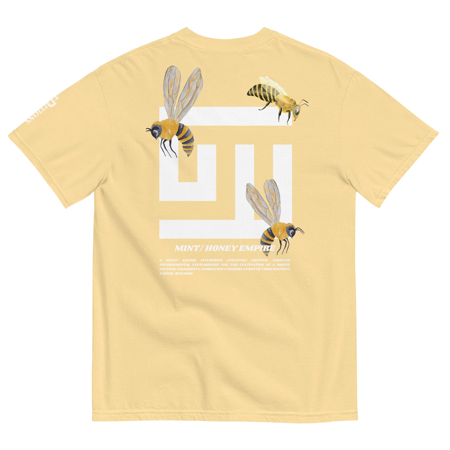 Mint Honey Logo Garment-dyed heavyweight Tee