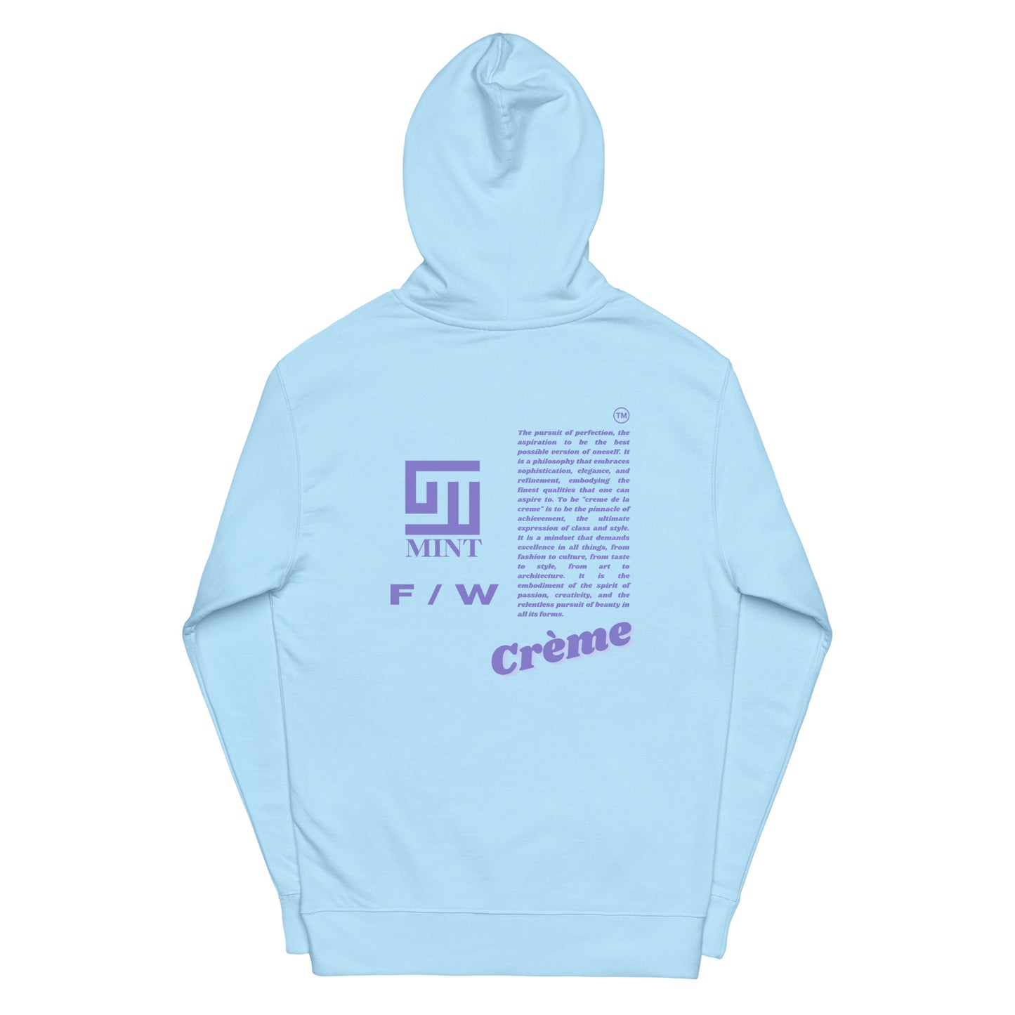 MINT Mid-weight Creme Hoodie