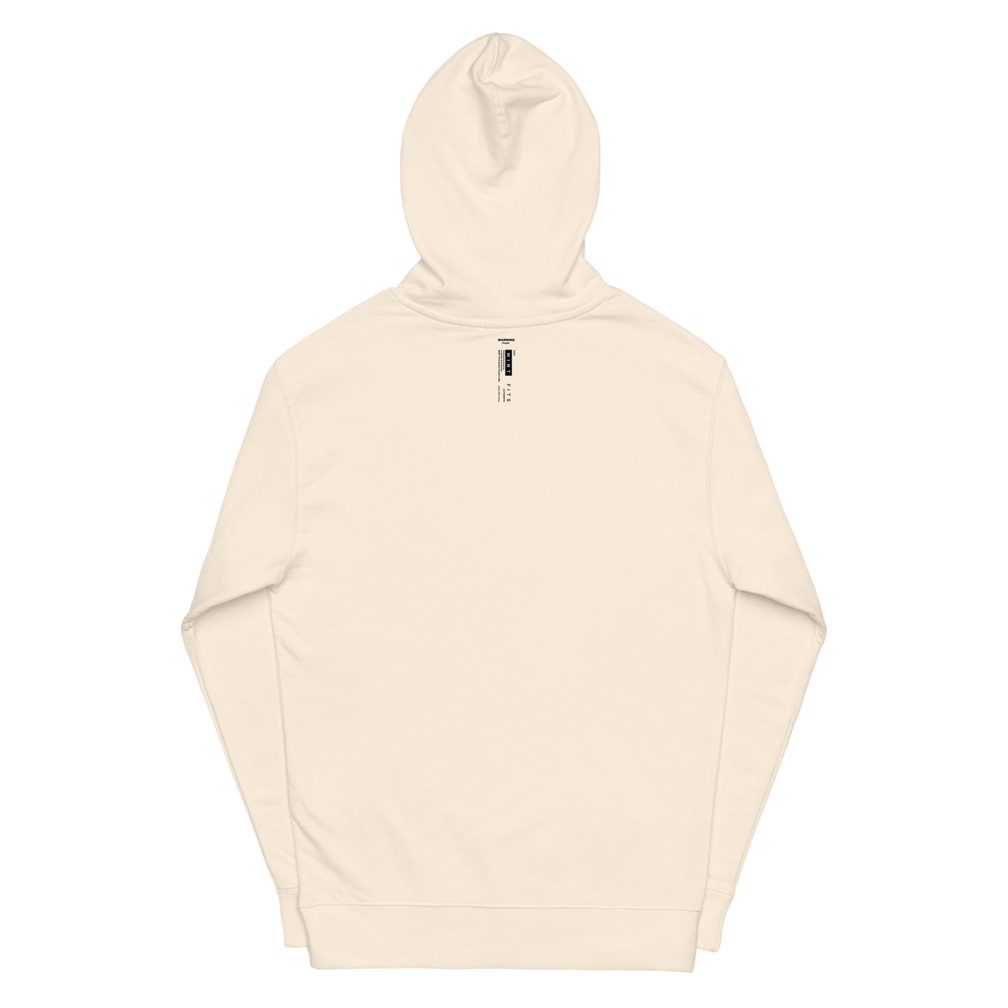 Mint Mid-weight Label Bone white hoodie