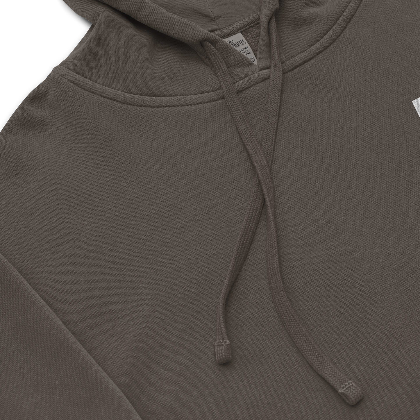 Mint Classic Embroidery Pigment-dyed Hoodie
