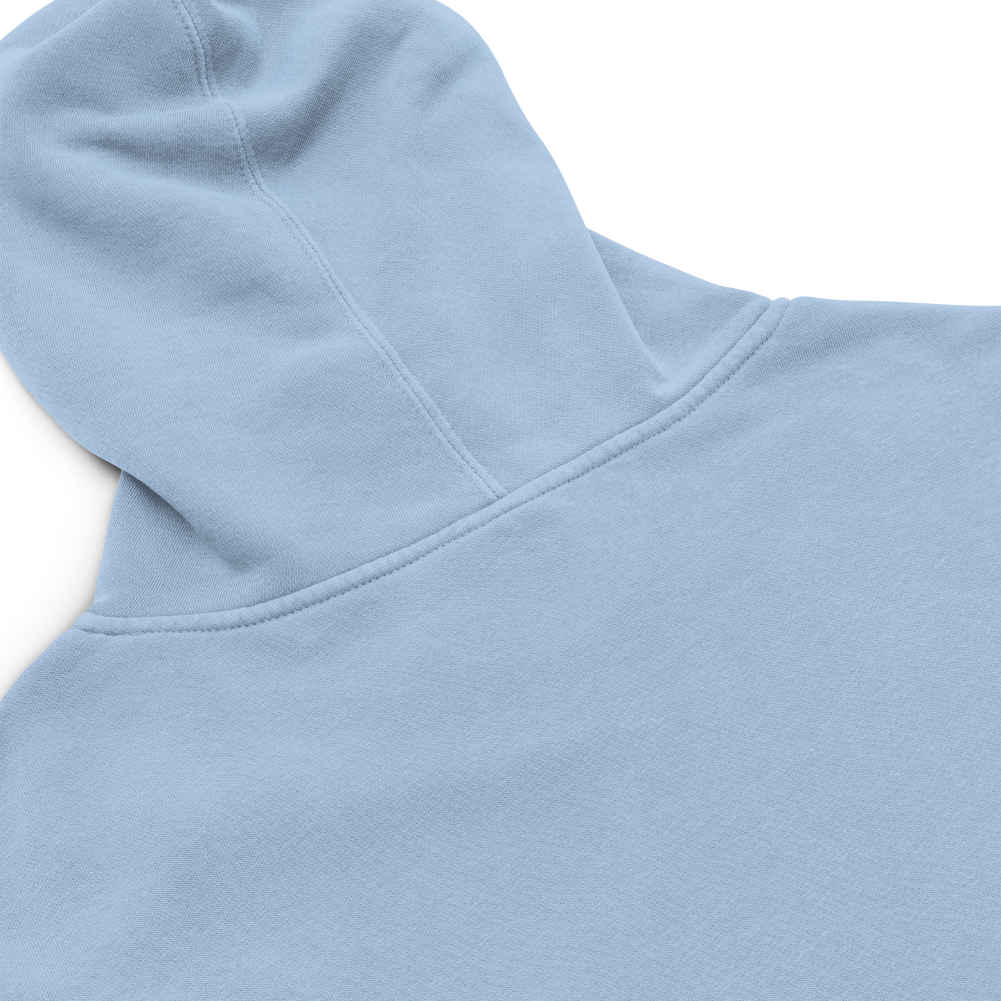 Mint Pigment-dyed Embroidery Sky Blue hoodie