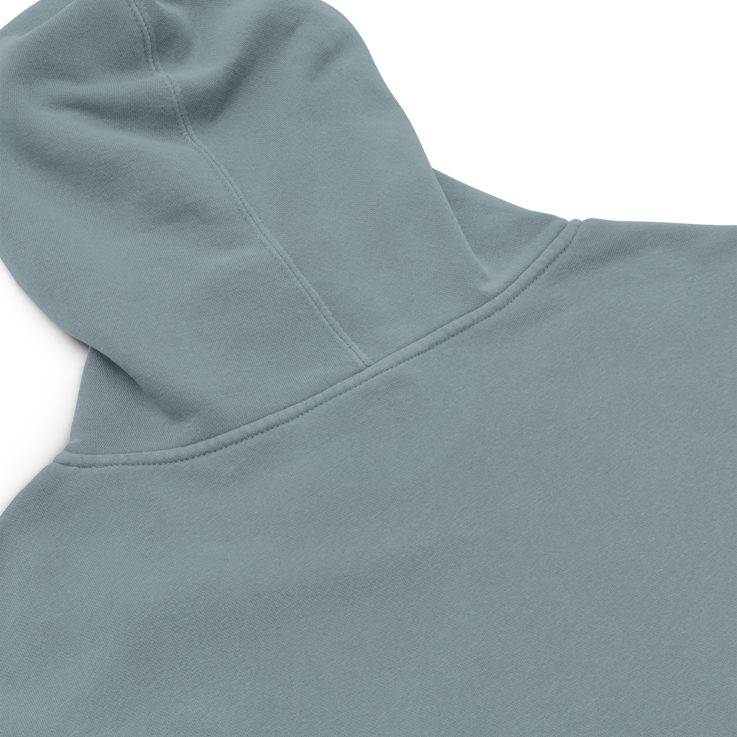 Mint Pigment-dyed hoodie Embroidery Slate Blue