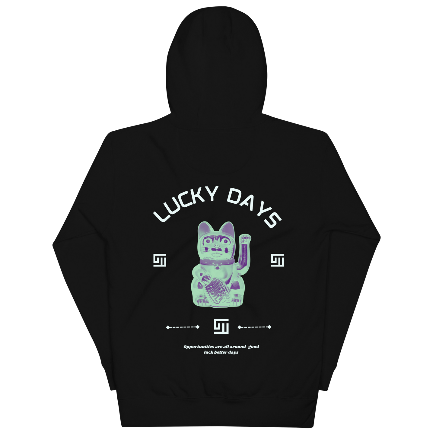 Mint Heavy-Blend Lucky Days Hoodie