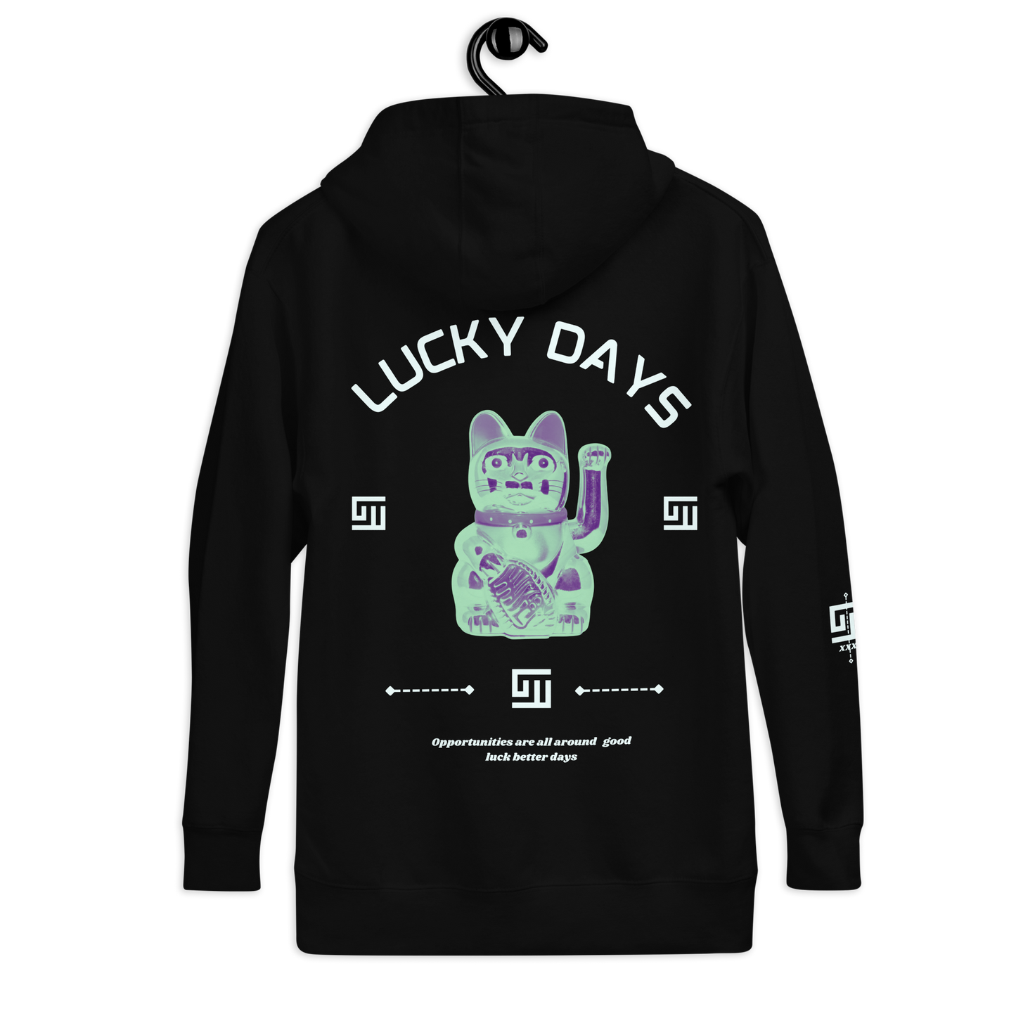 Mint Heavy-Blend Lucky Days Hoodie