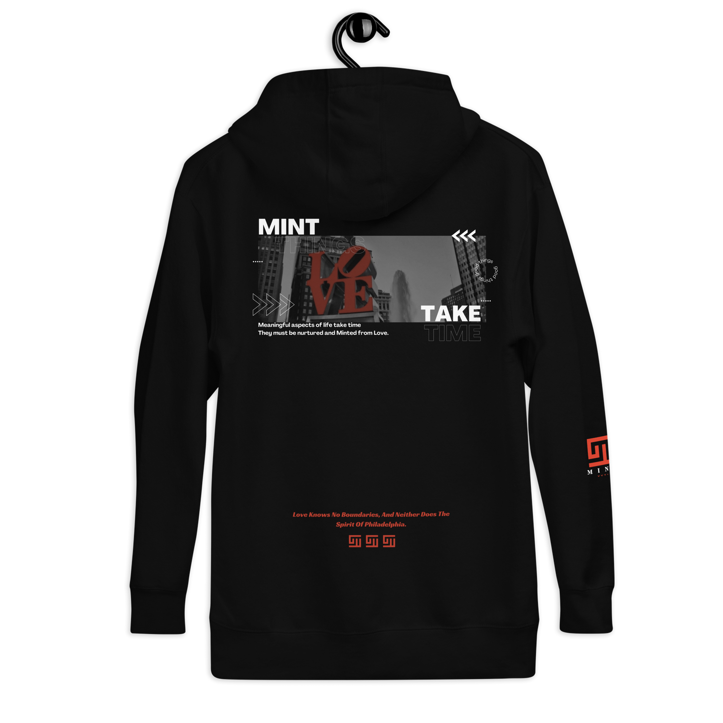 Mint Love Park Premium Hoodie