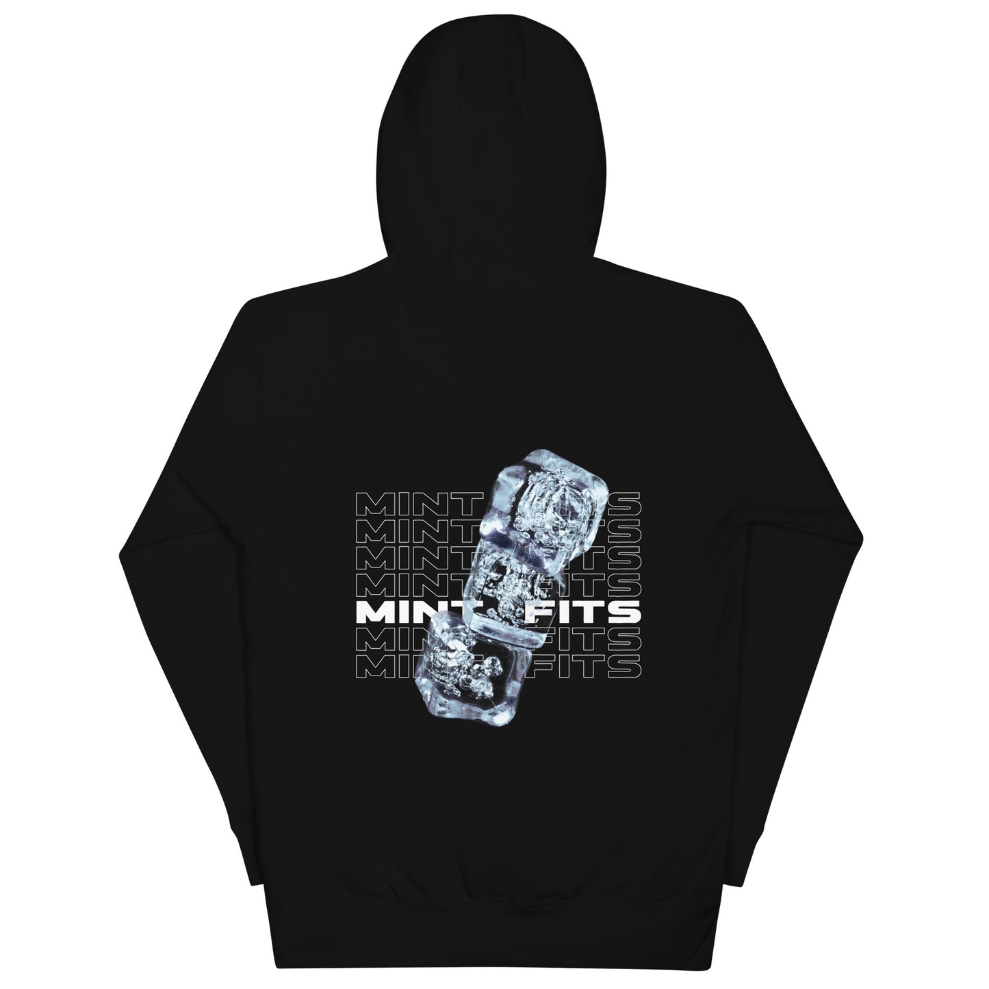 Mint Heavy-Blend Black Ice Hoodie