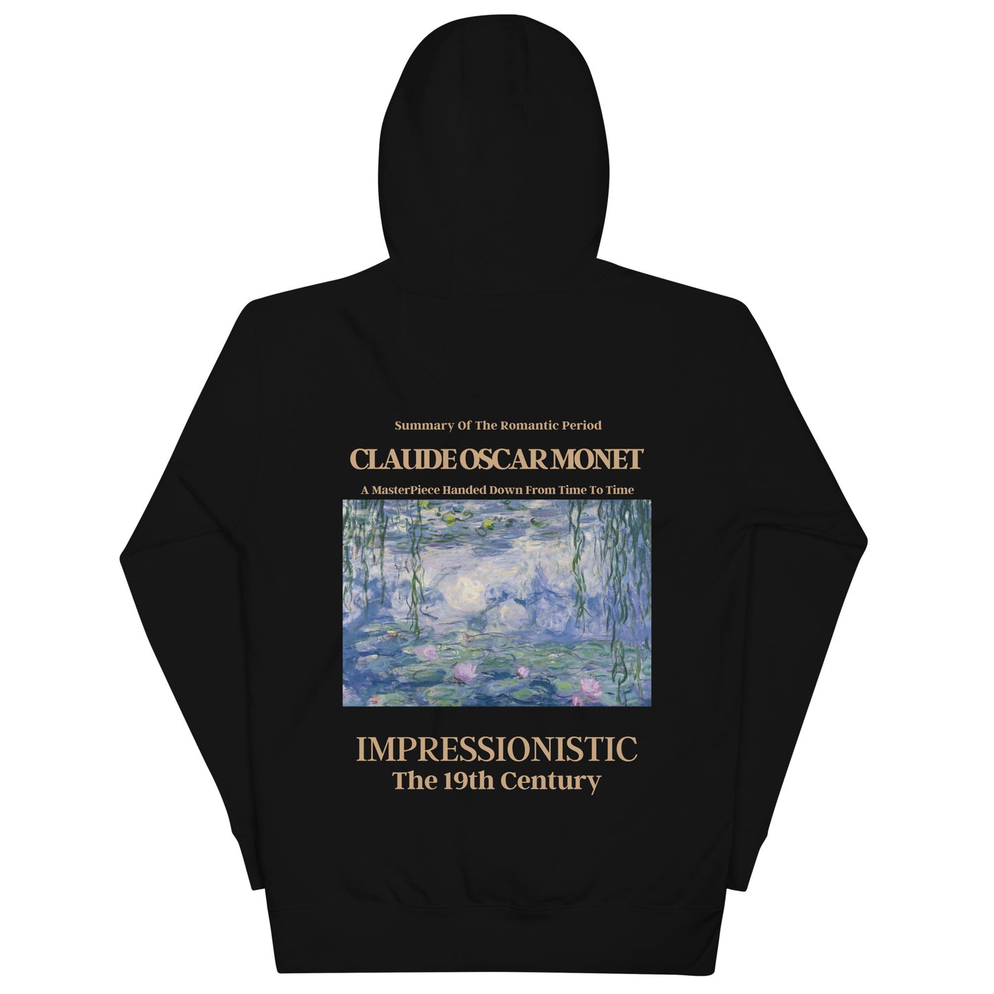 Mint Heavy-Blend Classical Monet Art Hoodie