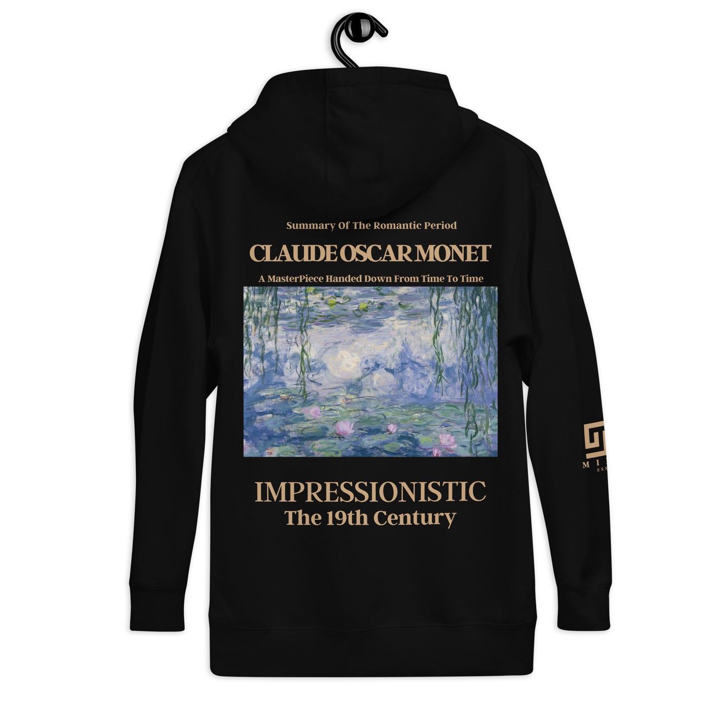 Mint Heavy-Blend Classical Monet Art Hoodie