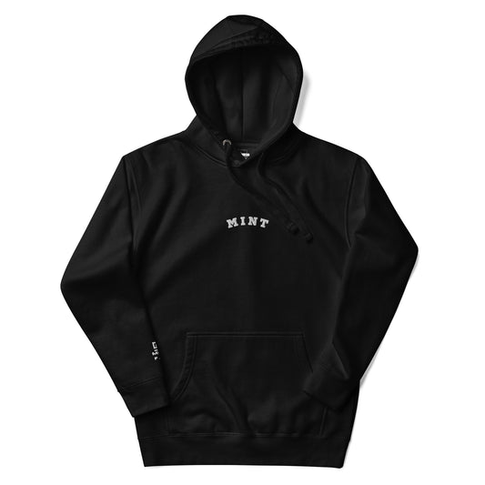 Mint Heavy-blend Embroidery Hoodie