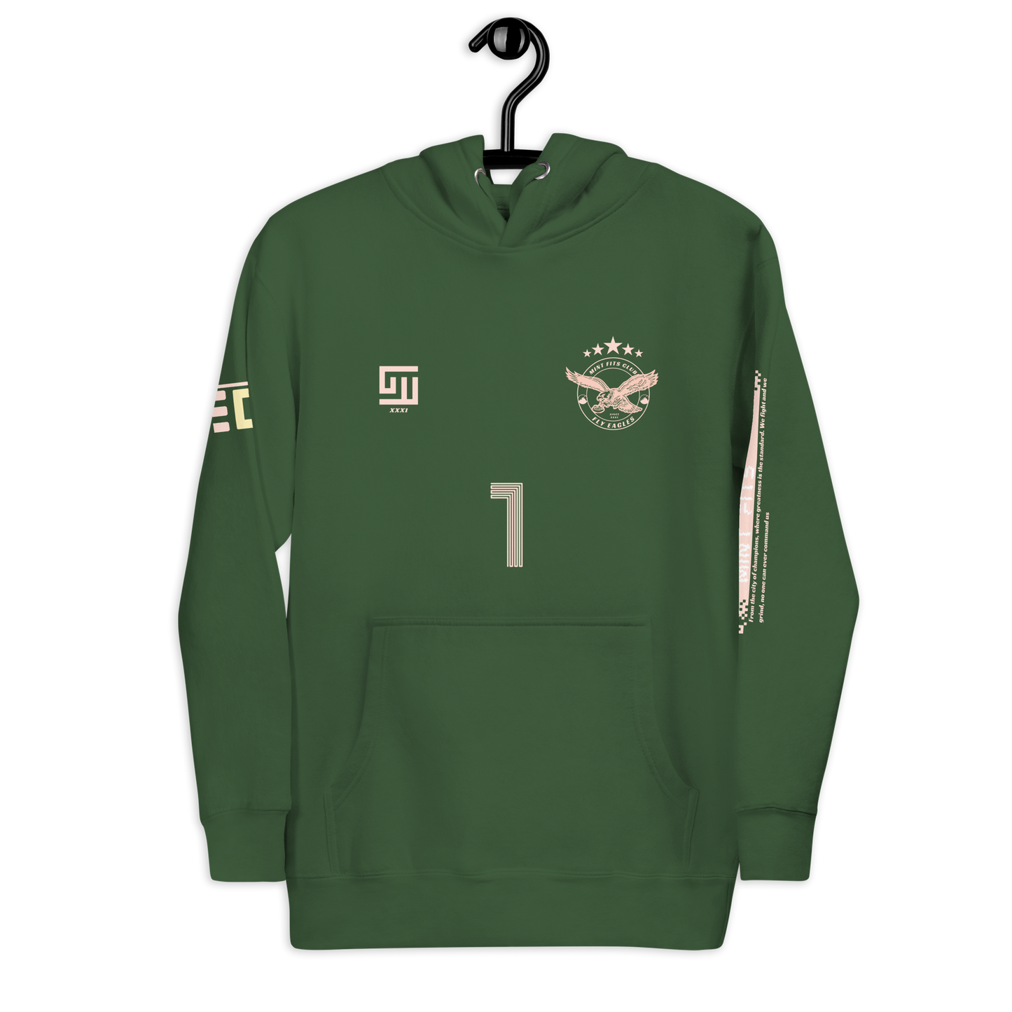 Mint Eagles Premium Hoodie