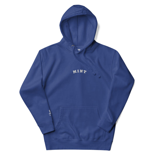 Mint Heavy-blend Embroidery Royal Hoodie