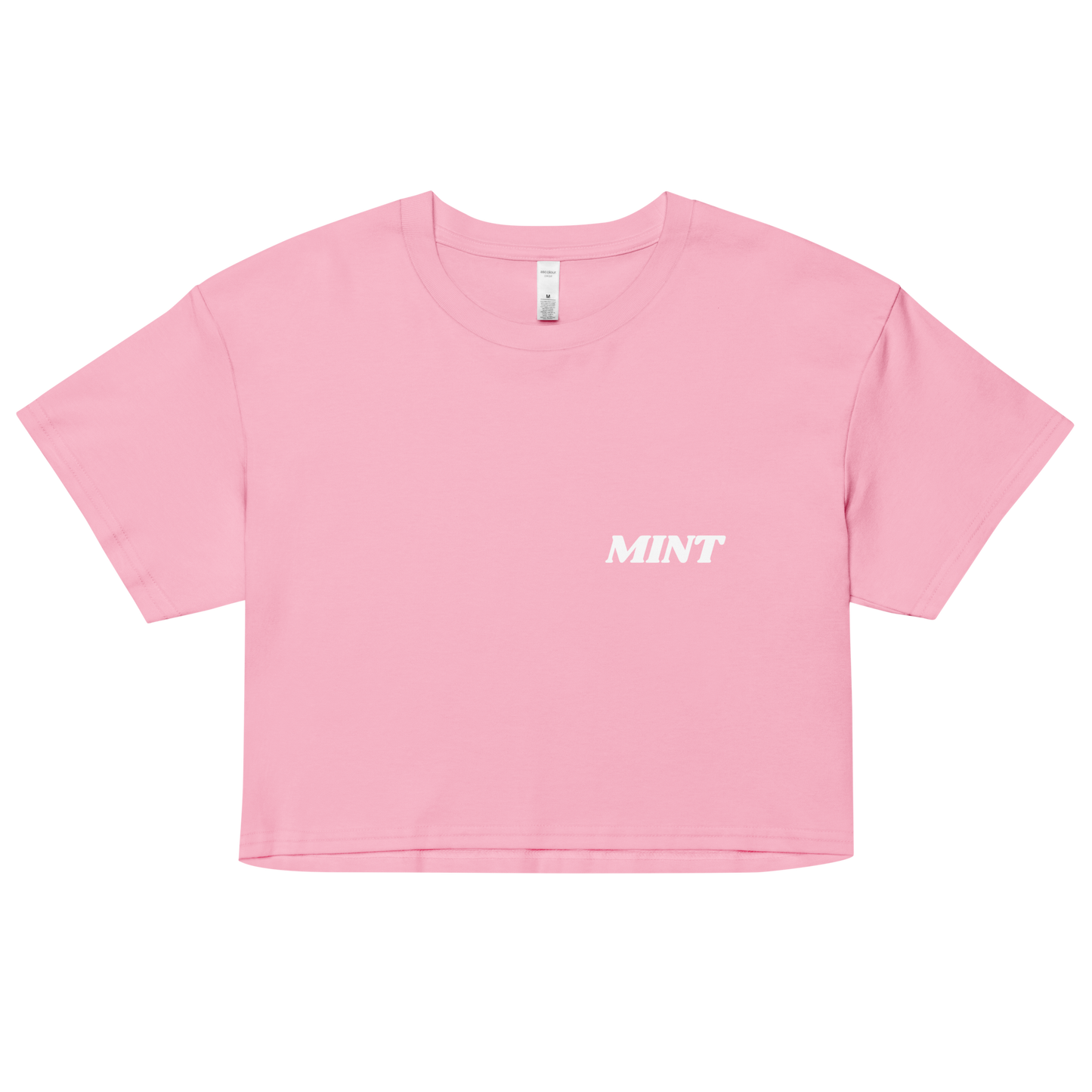 Mint Soft Combed crop top