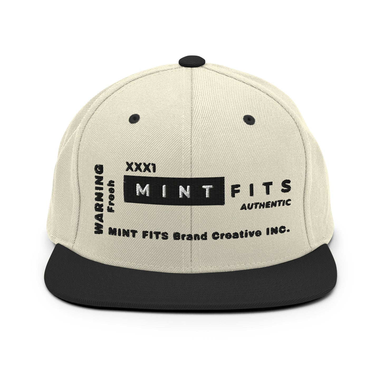 Mint Label Bone White Snapback