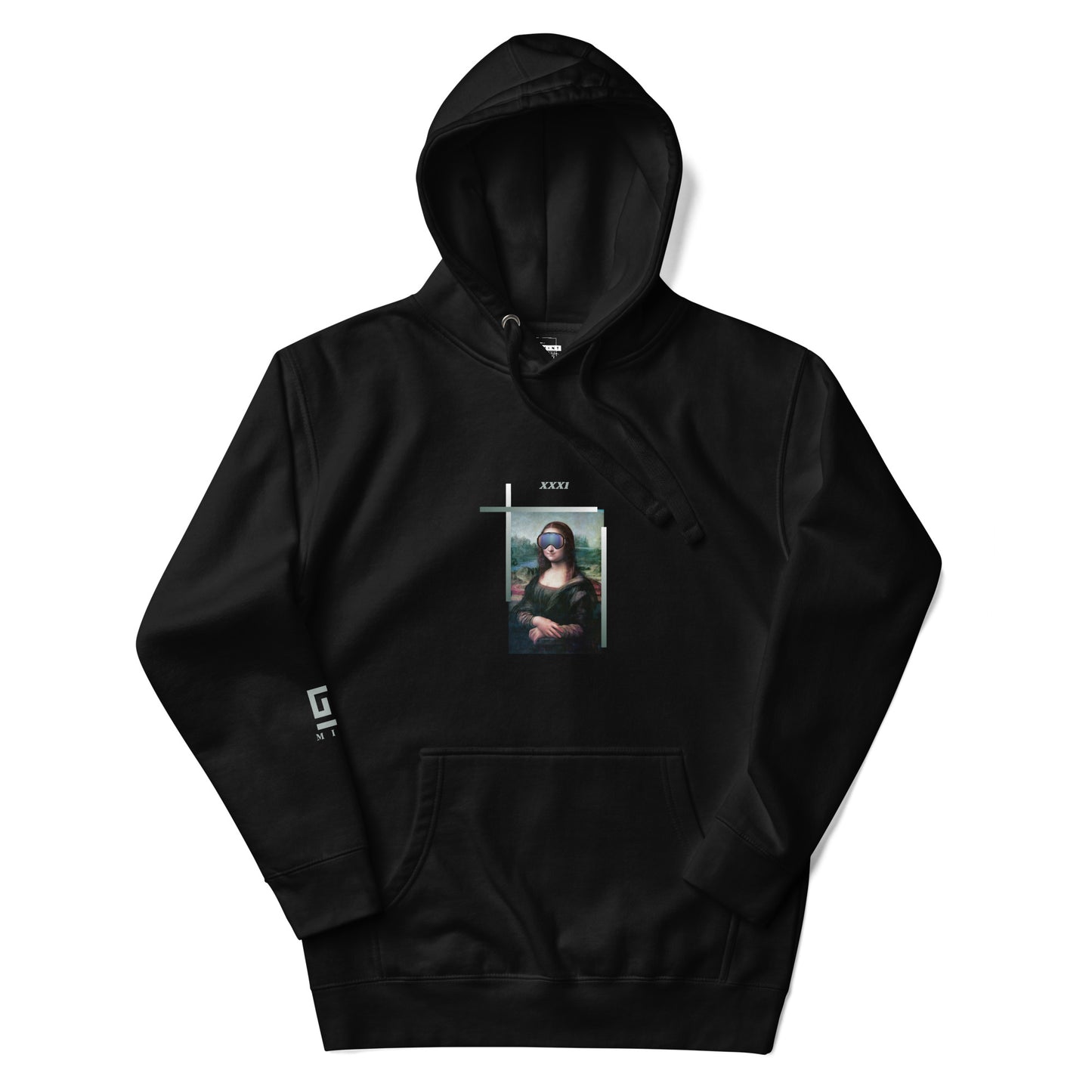 Mint Heavy-Blend Mona Lisa Shreds Hoodie